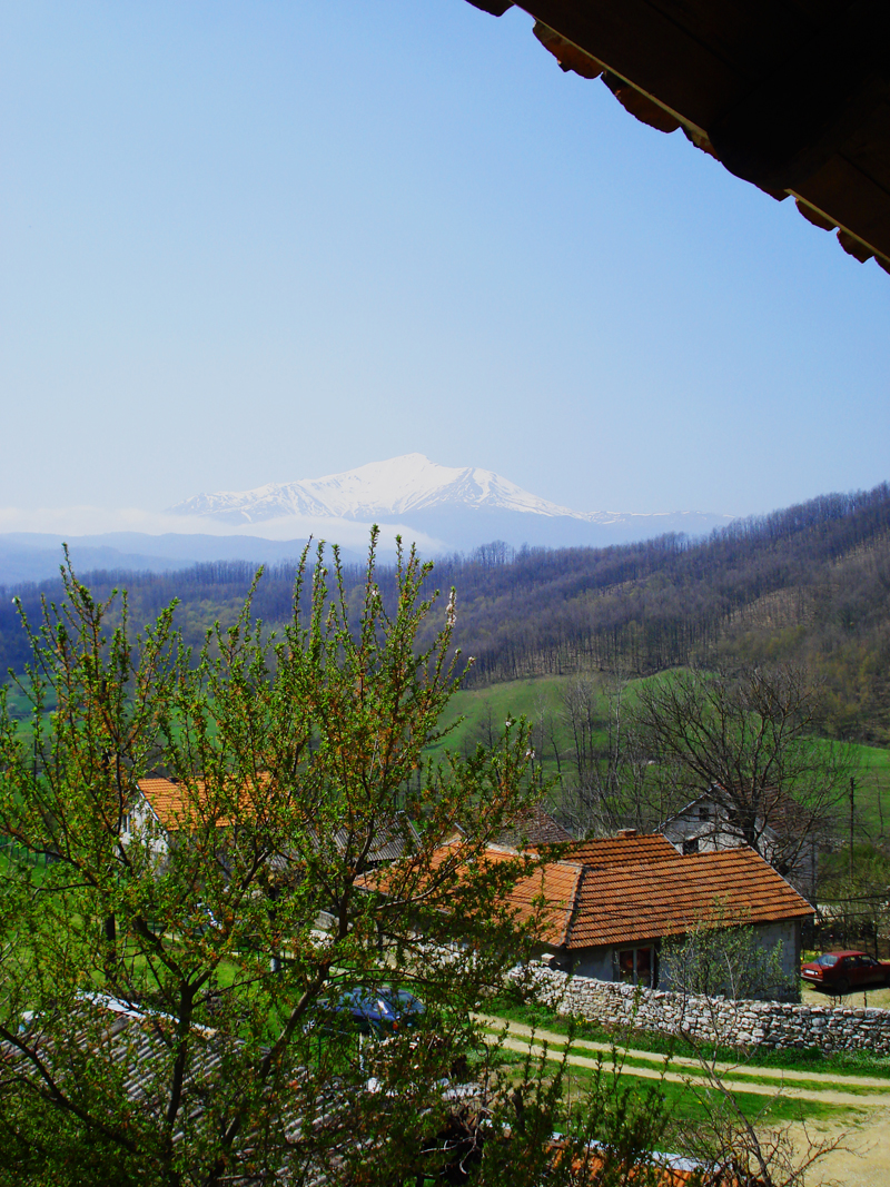 A view from where BMS worker Poppy works in Kosovo.