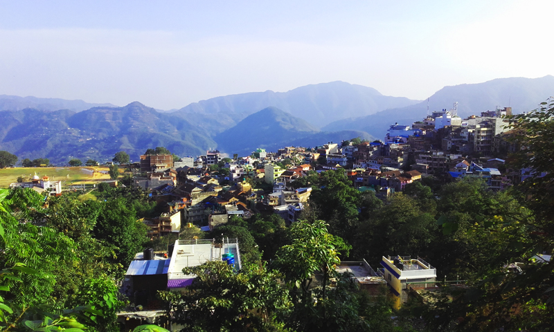 A view from where BMS worker Jodie works in Nepal.