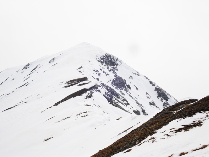 The mountain that Poppy climbed in Kosovo.