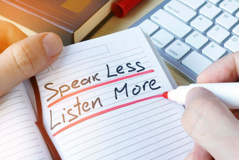 SpeakLessListenMore