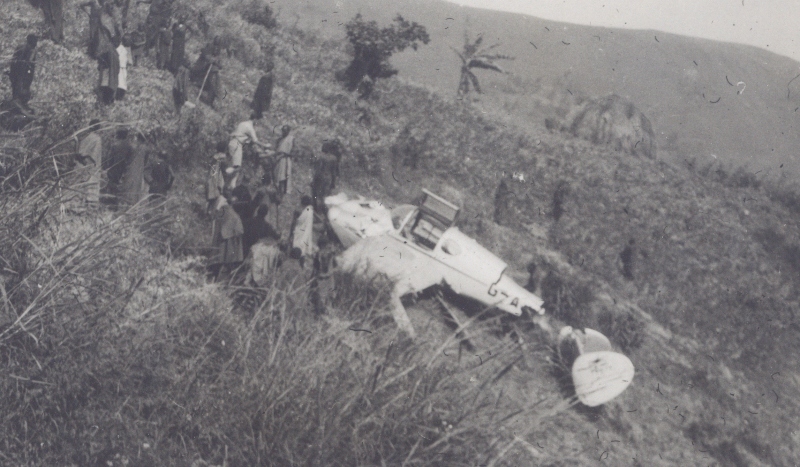 Wreckage from MAF's 1948 Miles