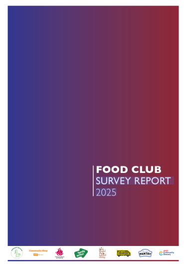 Food club survey report front page