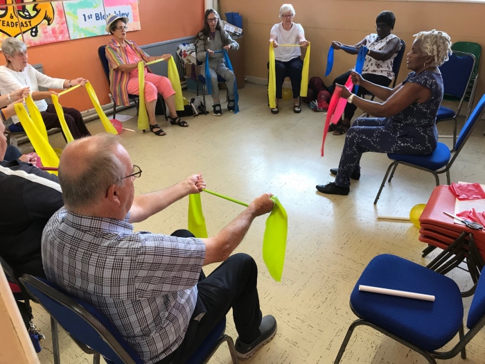 Holiday at Home chair exercise